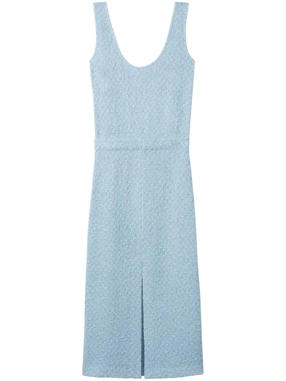 Tweed Scoop Neck Dress
