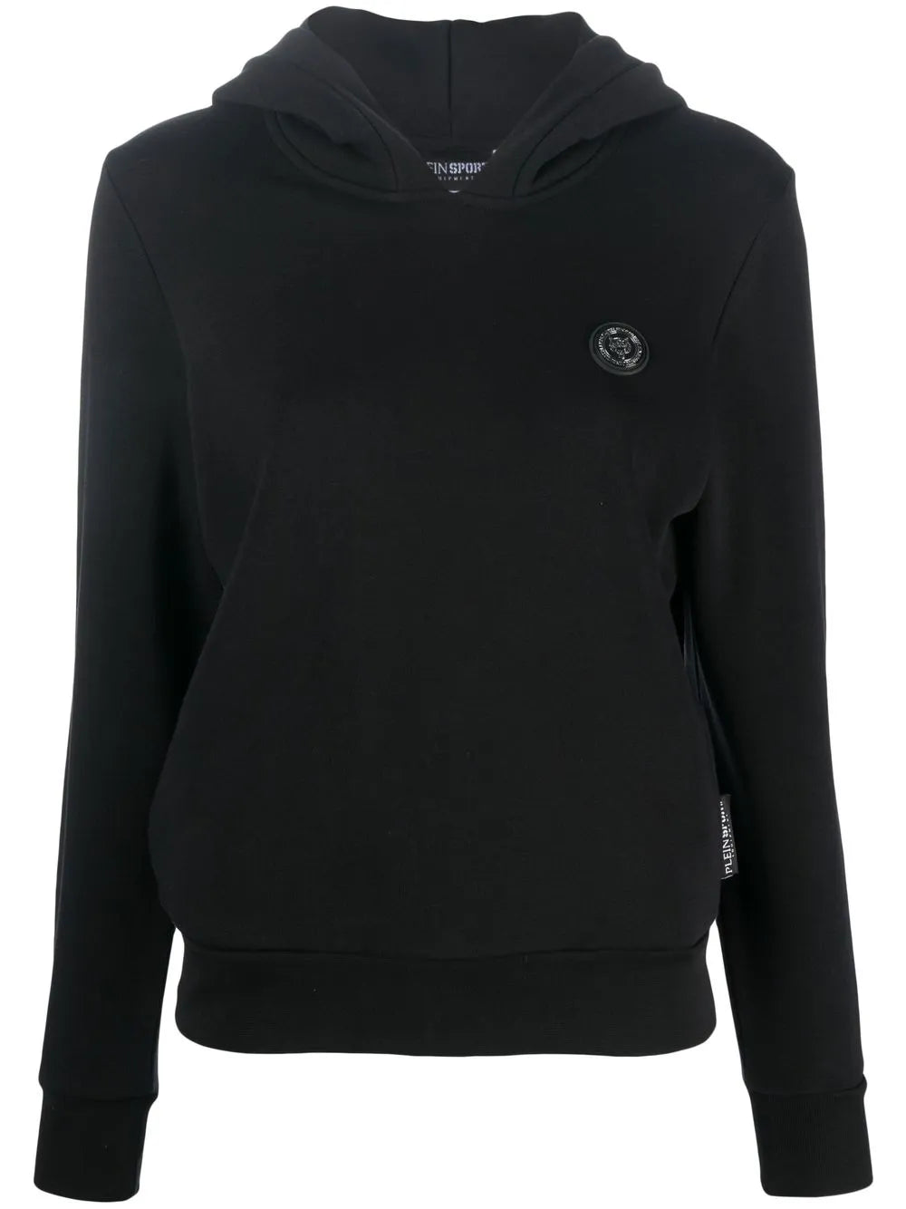 Logo-Plaque Cotton Hoodie