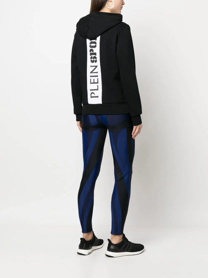 Logo-Plaque Cotton Hoodie