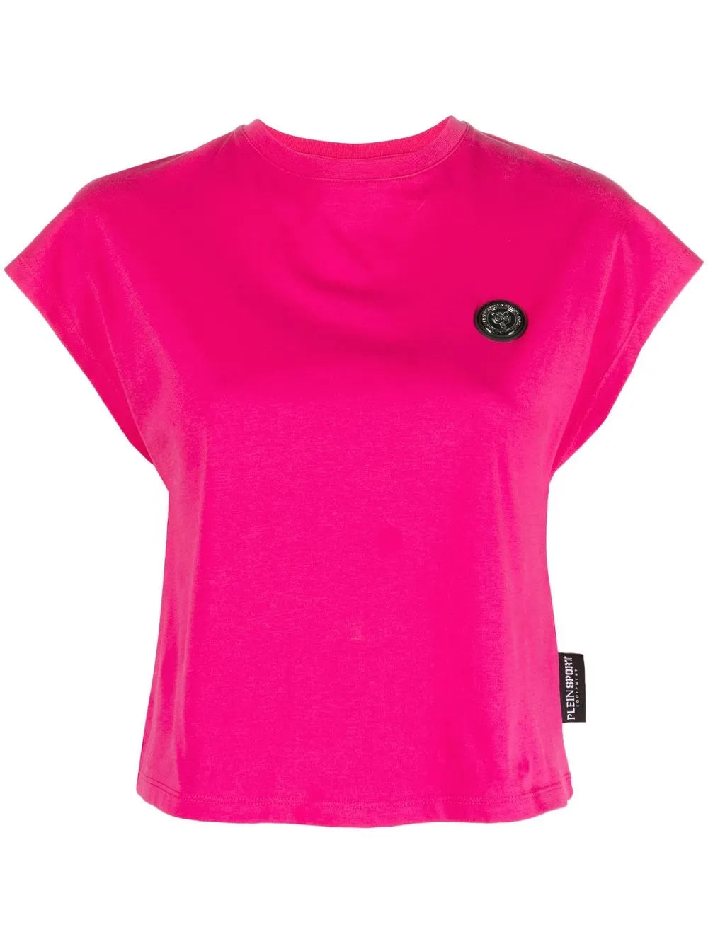 Chest Logo-Patch Detail T-Shirt