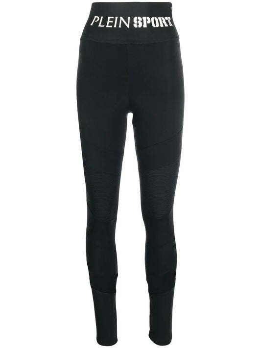 Logo-Waistband High-Waisted Leggings