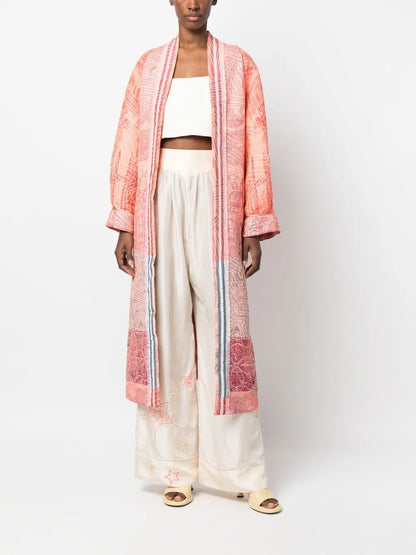 Embroidered Palazzo Pants