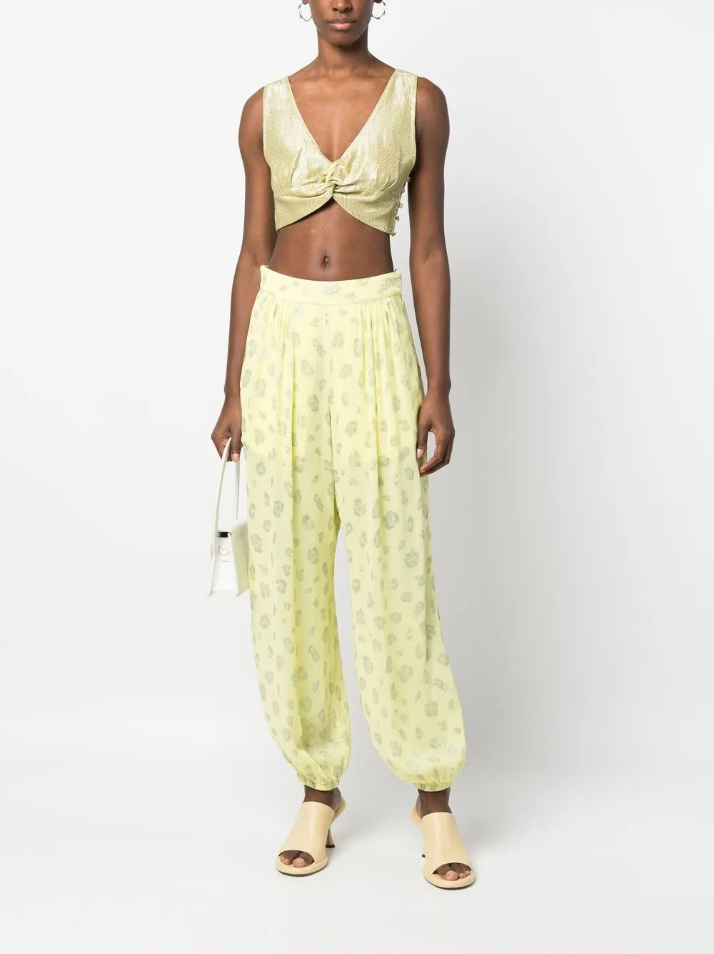Twist-Detail Crop Top
