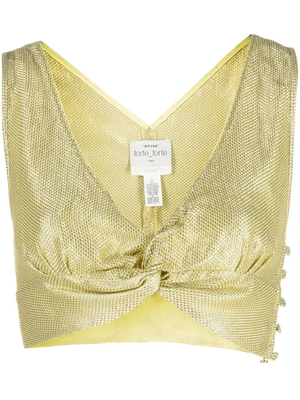 Twist-Detail Crop Top