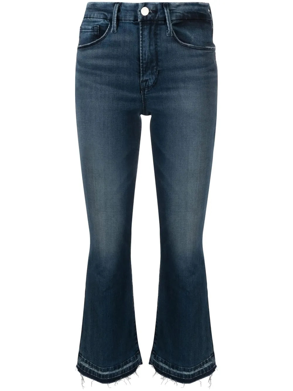 Quincy Cropped Flared Jeans