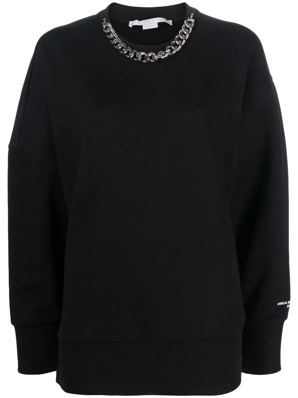 Chain-Link Cotton Sweatshirt