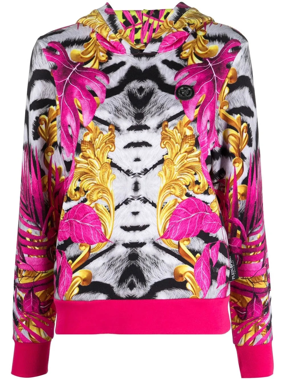 Graphic-Print Cotton Hoodie