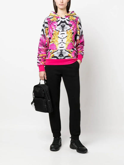 Graphic-Print Cotton Hoodie