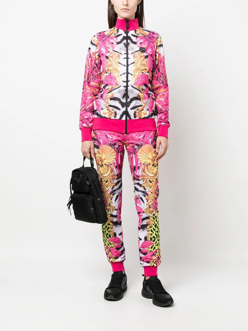 Graphic-Print Tracksuit Set