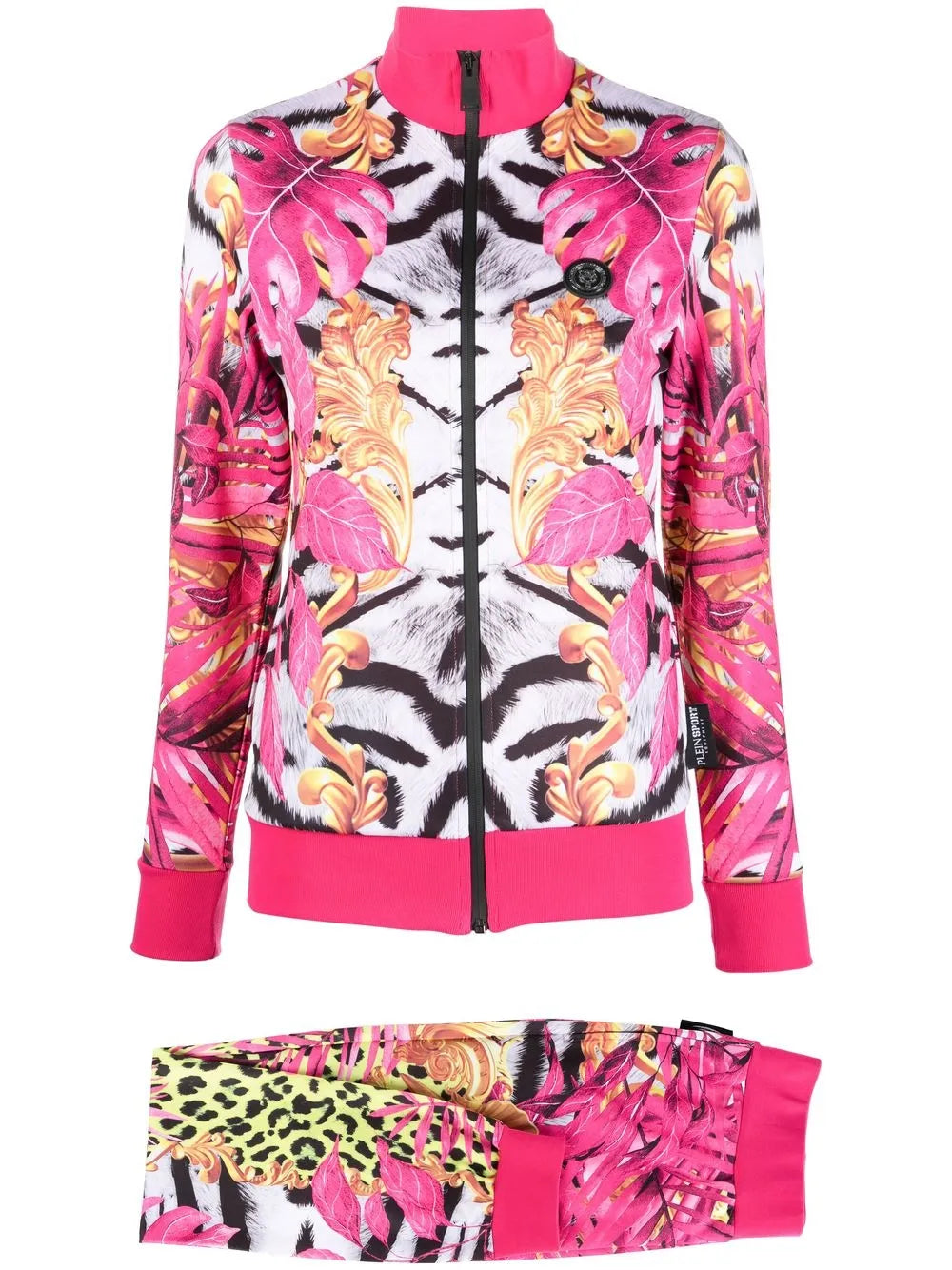 Graphic-Print Tracksuit Set
