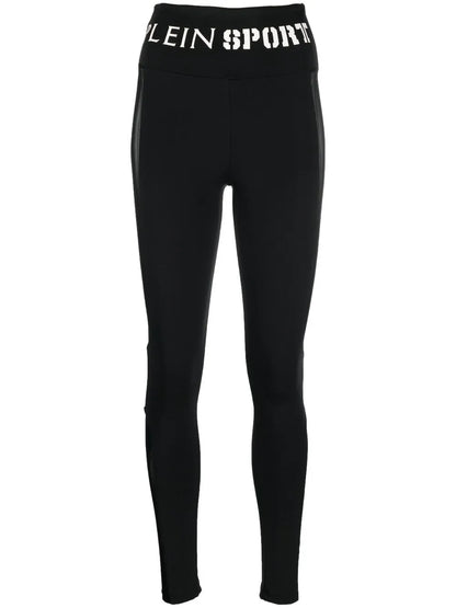 Logo-Waistband High-Waisted Leggings