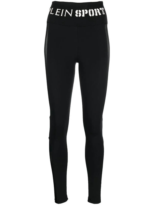 Logo-Waistband High-Waisted Leggings
