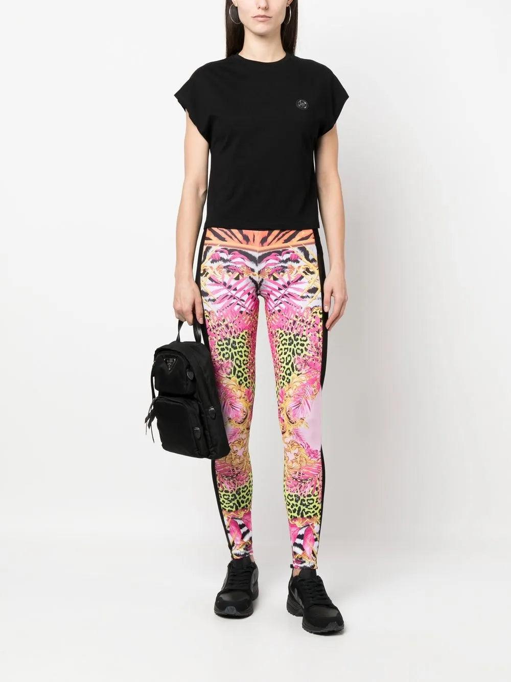 Floral-Print Jogging Leggings