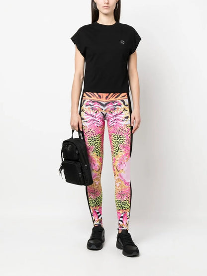 Floral-Print Jogging Leggings