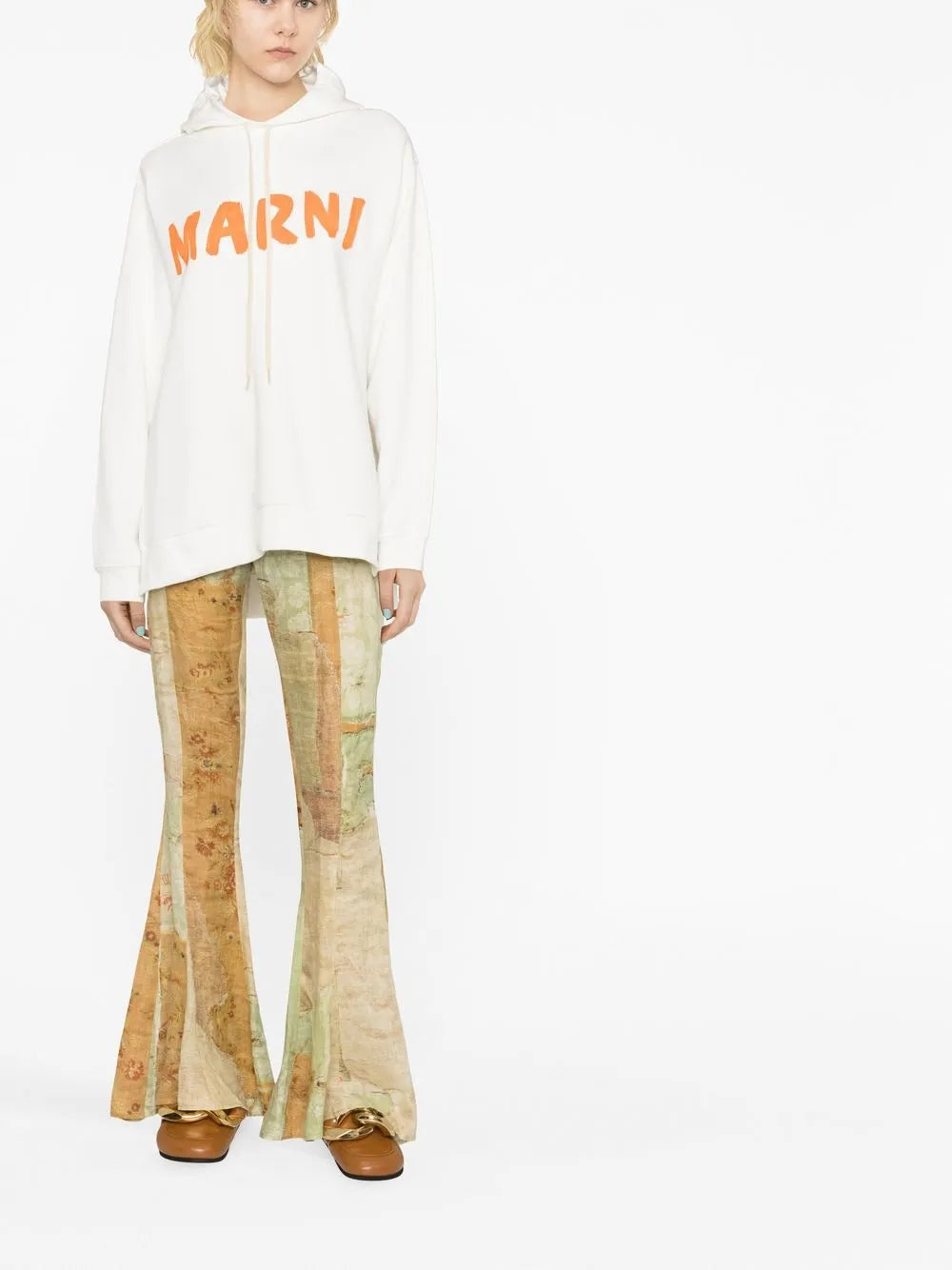 Logo-Print Cotton Hoodie