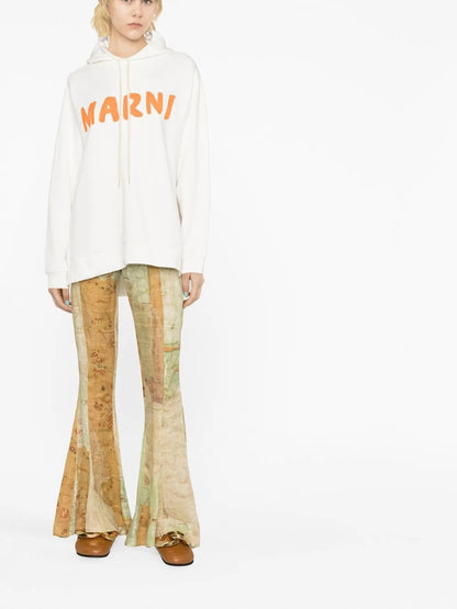 Logo-Print Cotton Hoodie