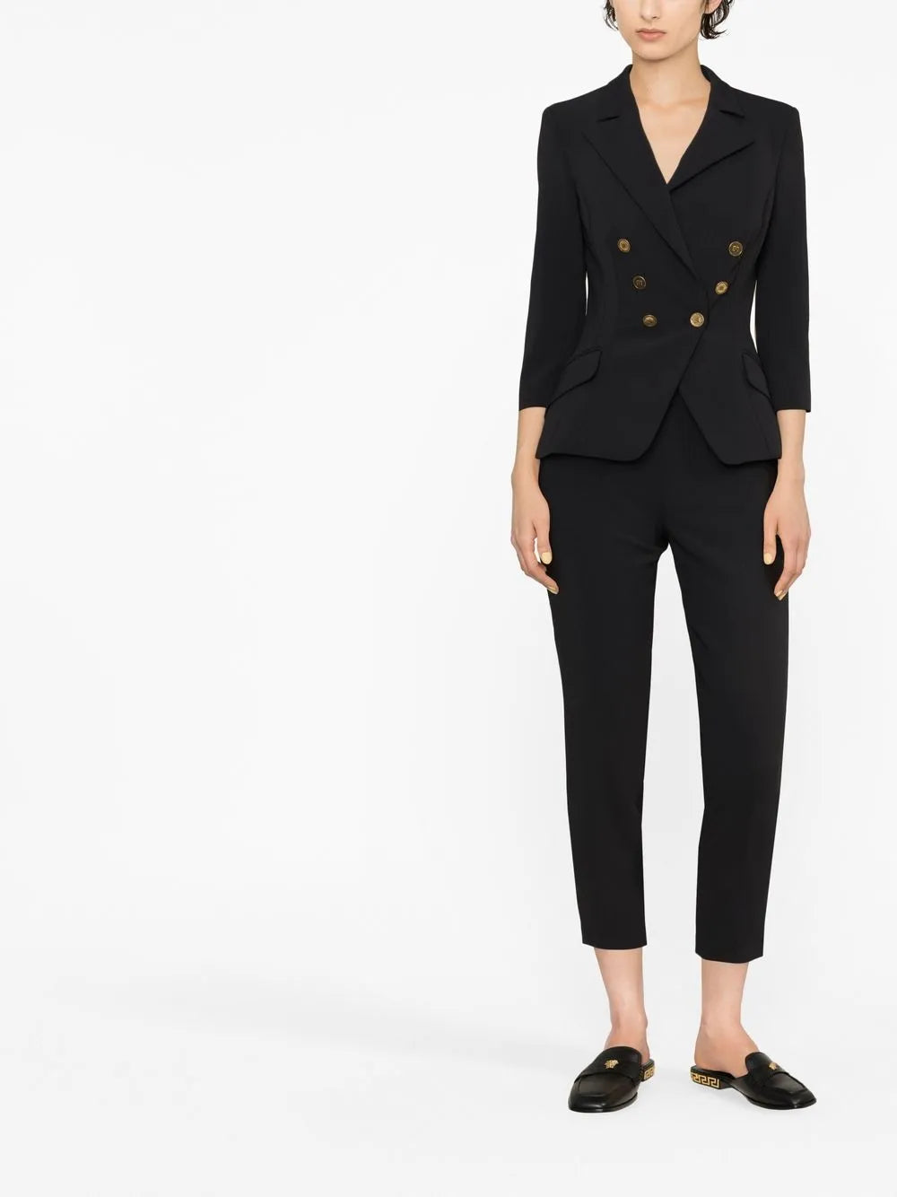 Logo-Plaque Tailored Trousers