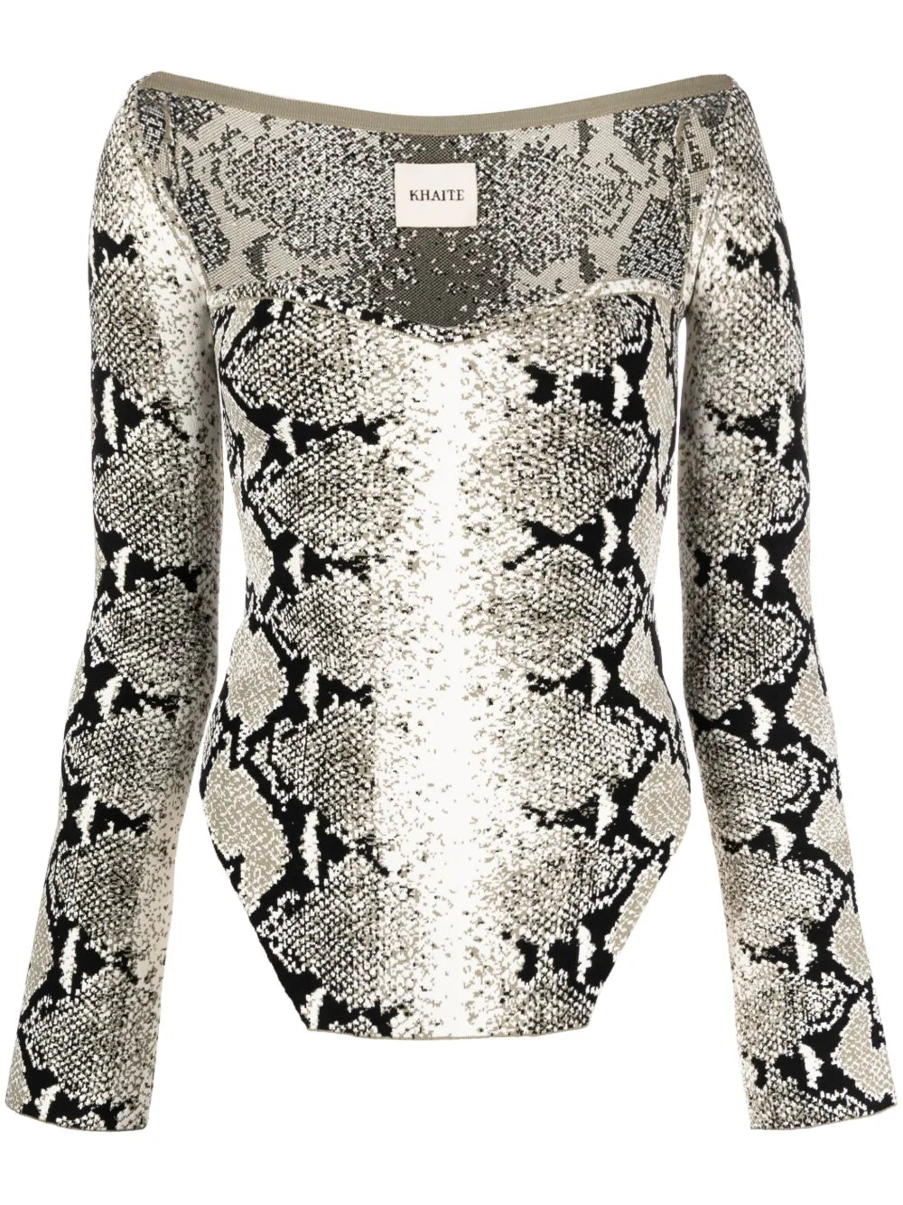 Maddy Snake-Print Top