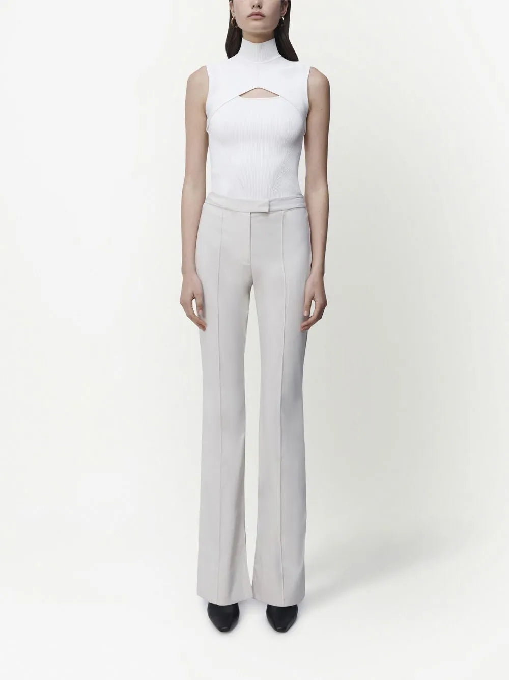 Carmine Pleat-Detail Trousers