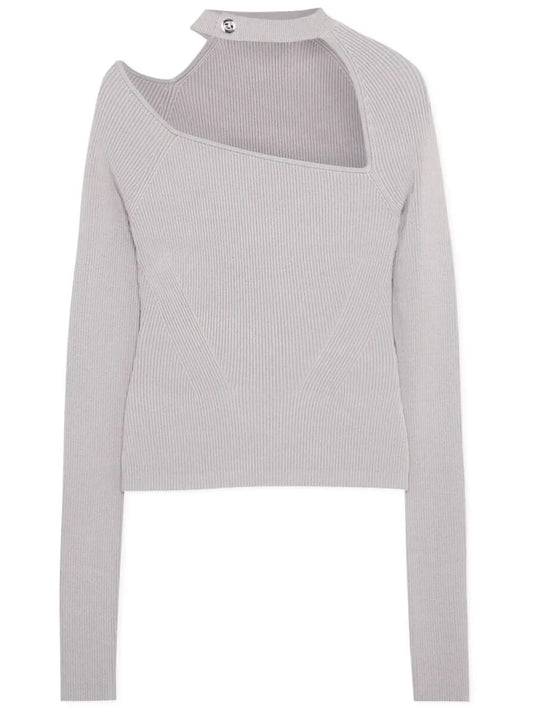 Lysette Ribbed-Knit Top