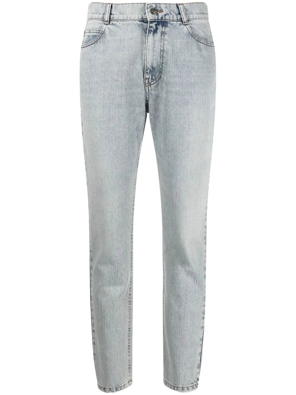 Cropped Slim-Cut Jeans