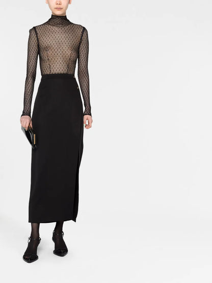 Fena Diamond-Lace Bodysuit