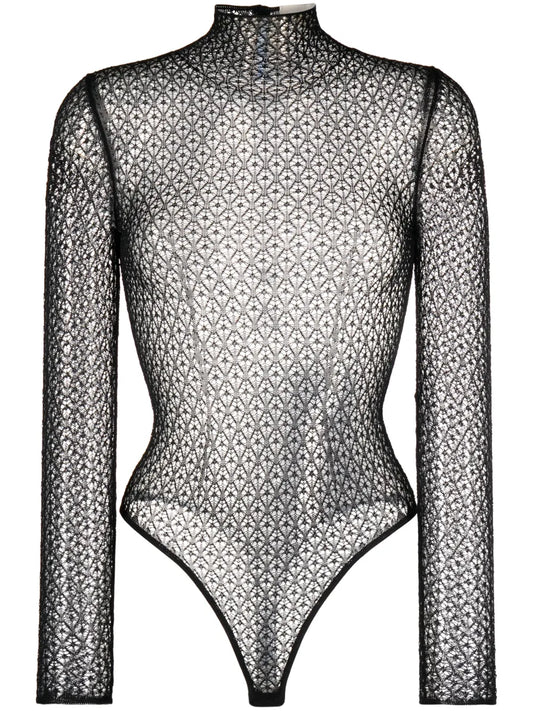 Fena Diamond-Lace Bodysuit