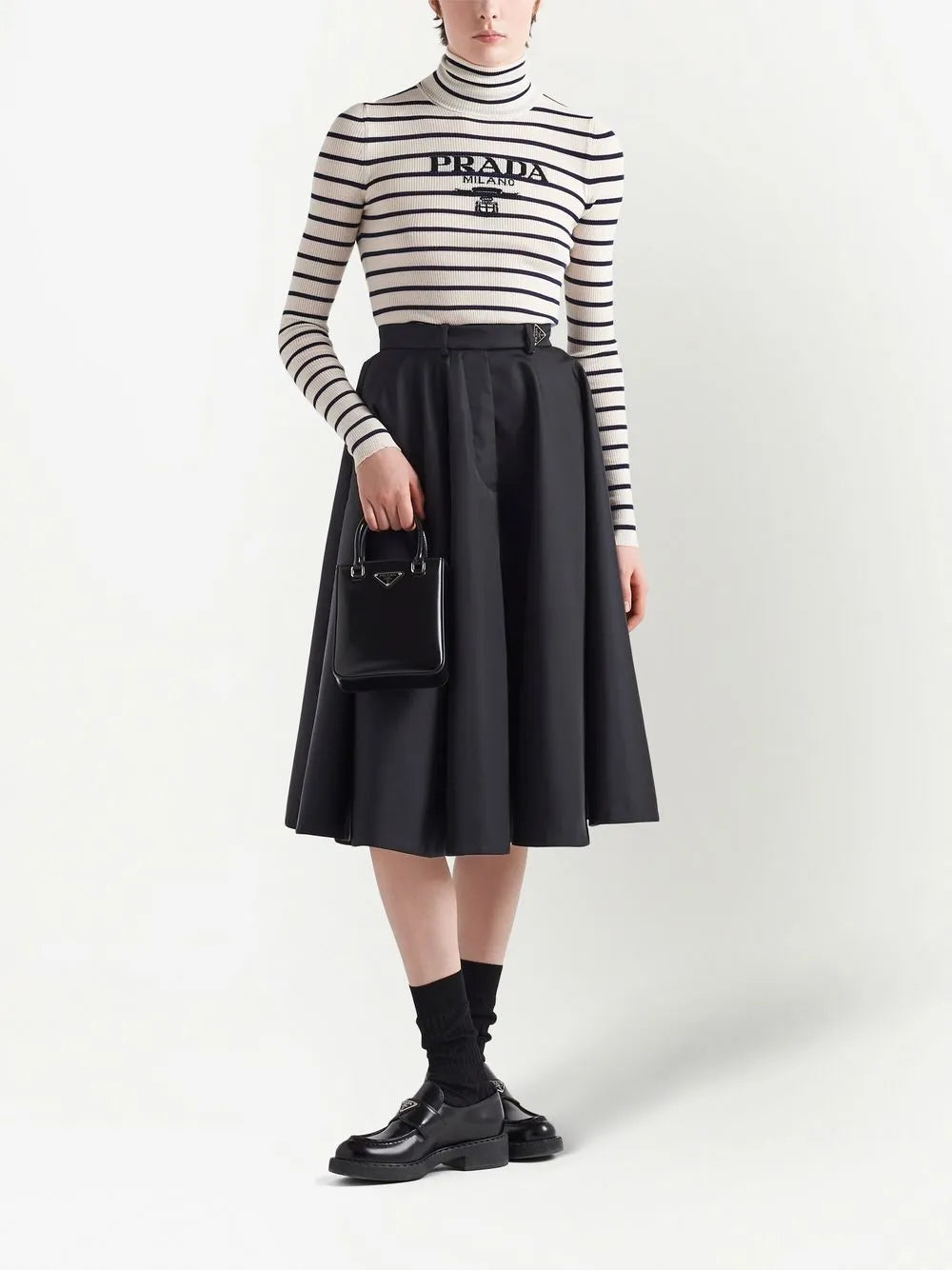 Pleated Full Skirt