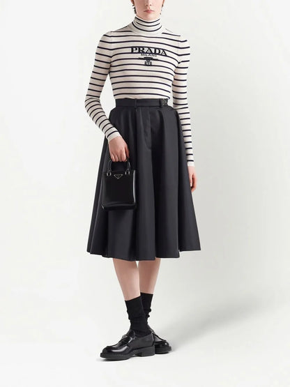 Pleated Full Skirt