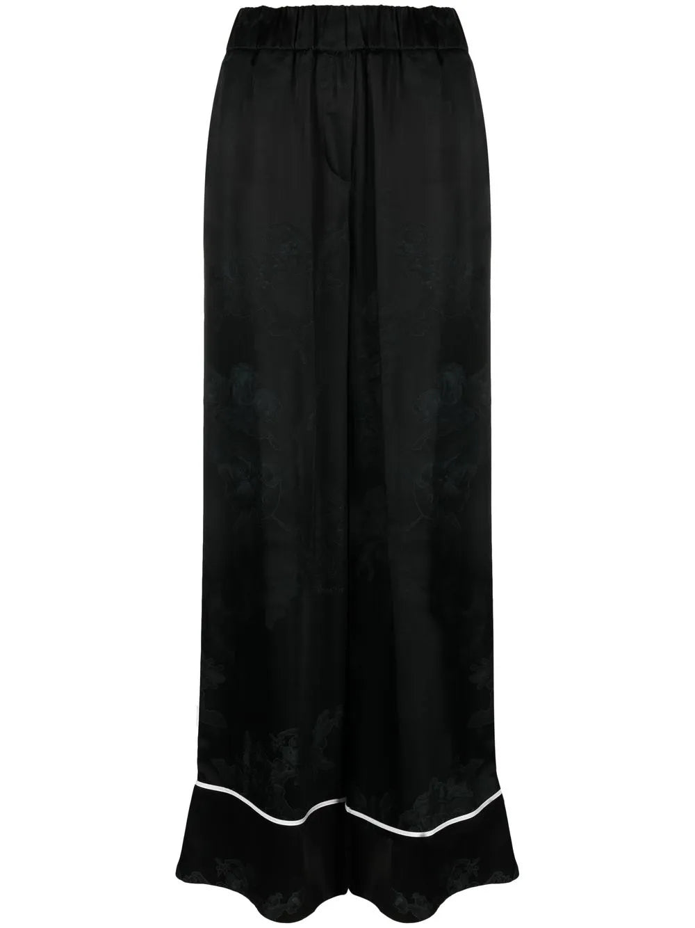 Piped-Trim Pyjama Trousers