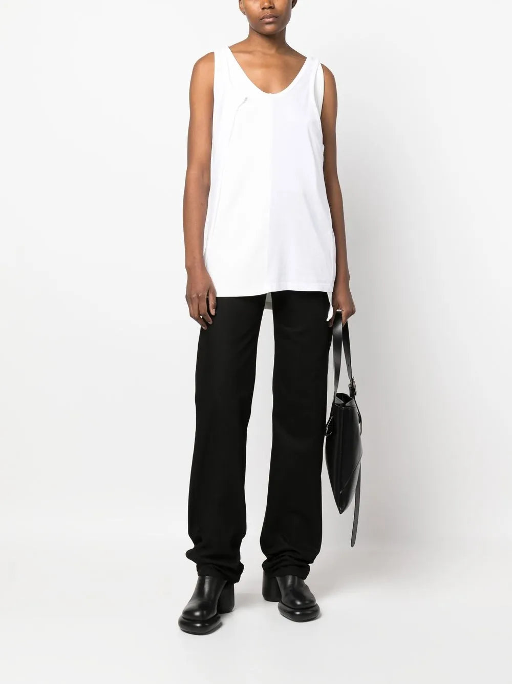 Spliced Asymmetric Tank Top