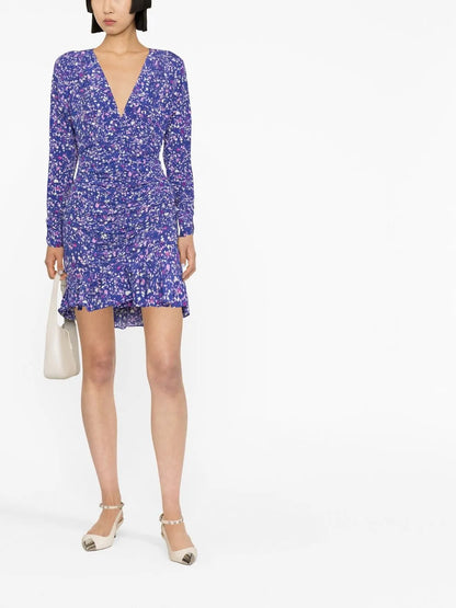 Lara Floral-Print Mini Dress