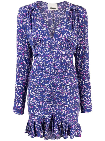 Lara Floral-Print Mini Dress