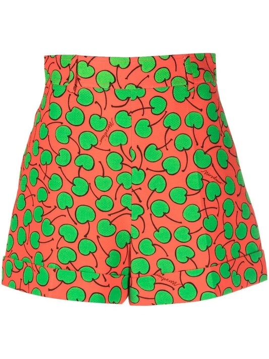 Patterned Mini Shorts