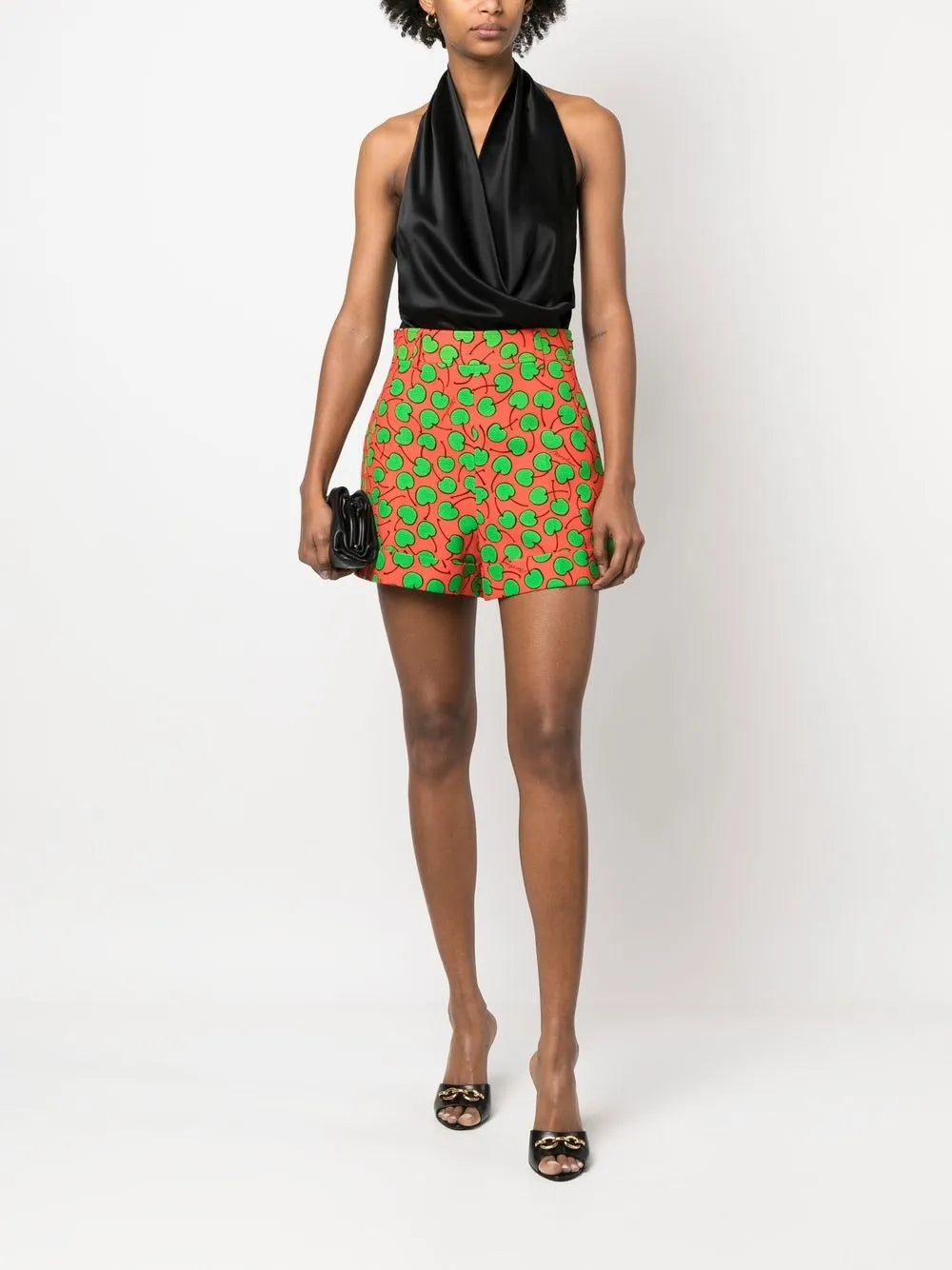 Patterned Mini Shorts