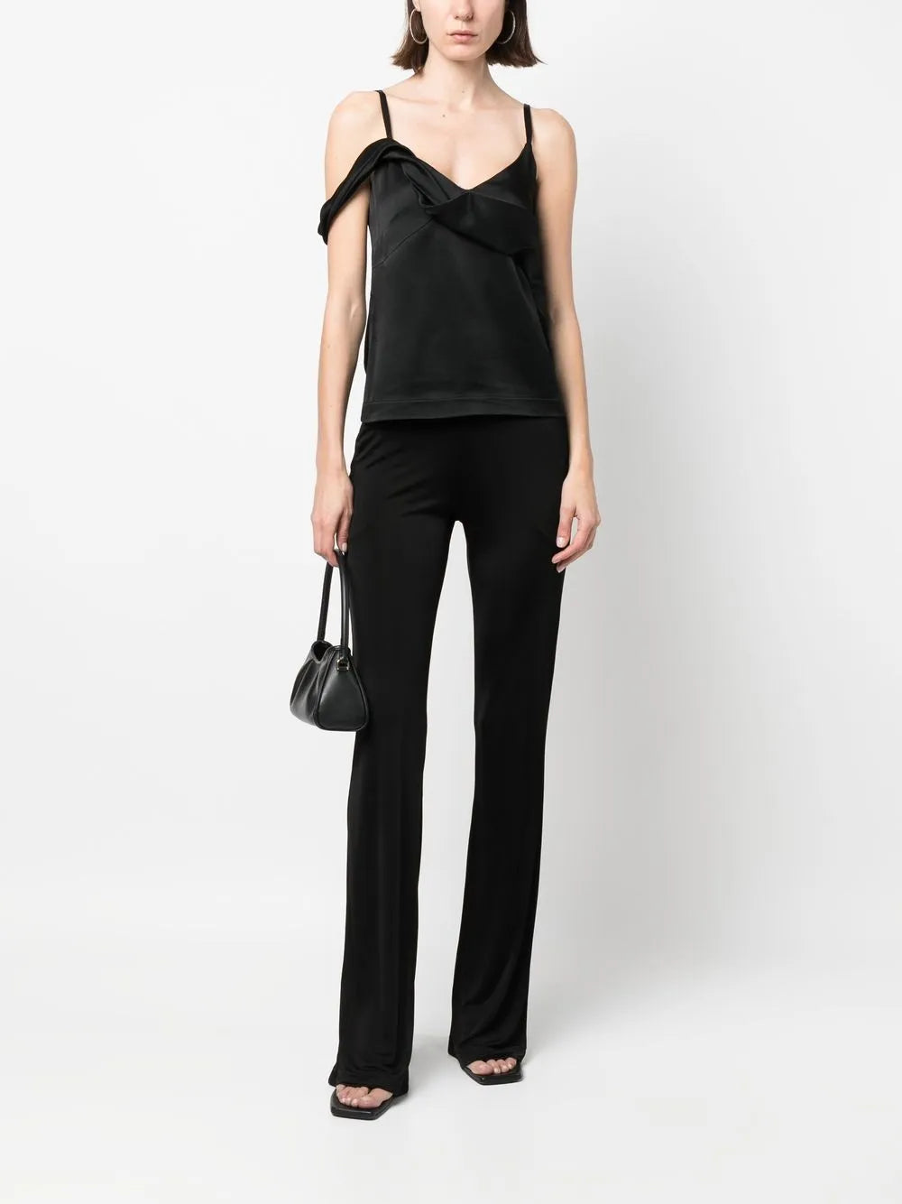 Asymmetric Twist Satin Cami