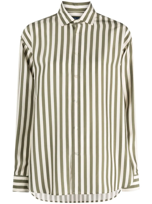 Striped Silk Shirt