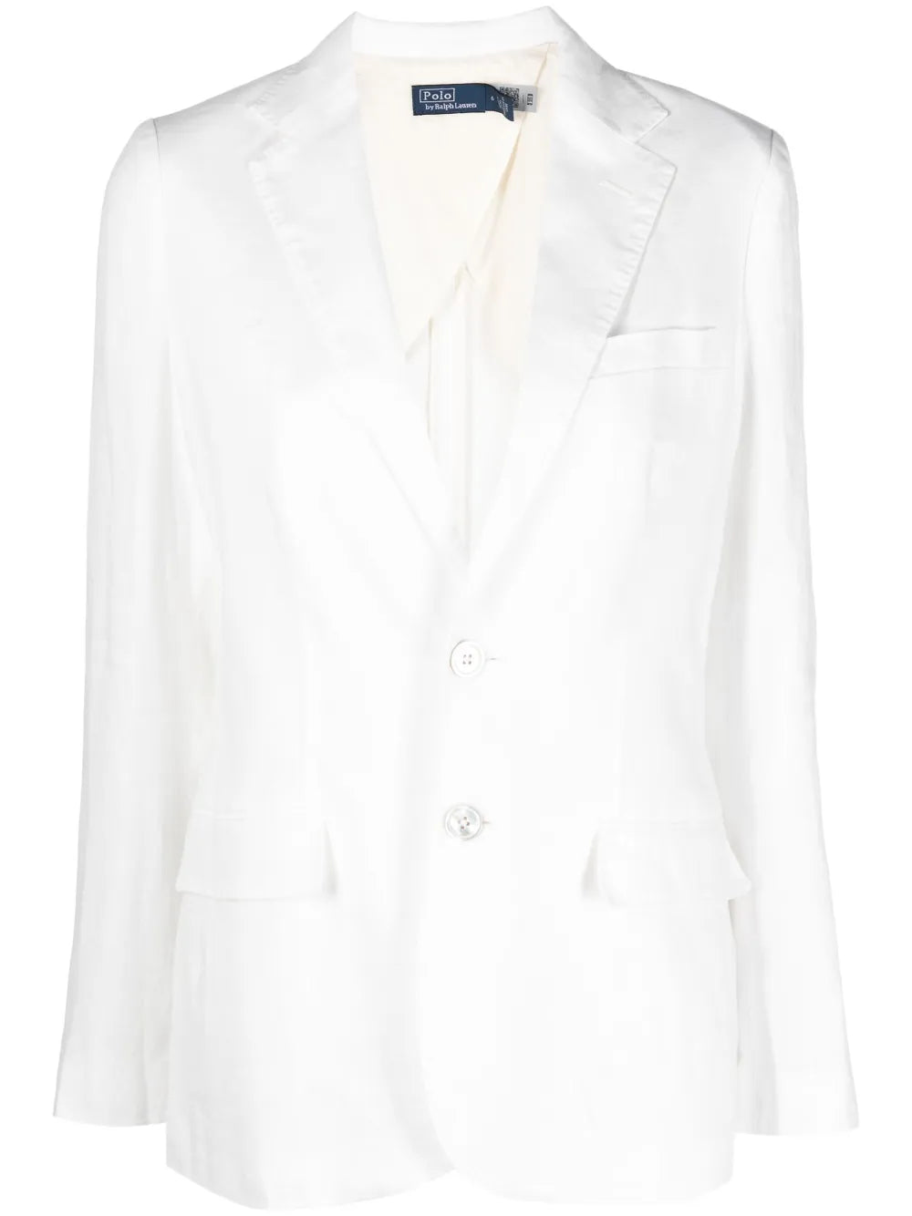 Notched-Lapel Single-Breasted Blazer
