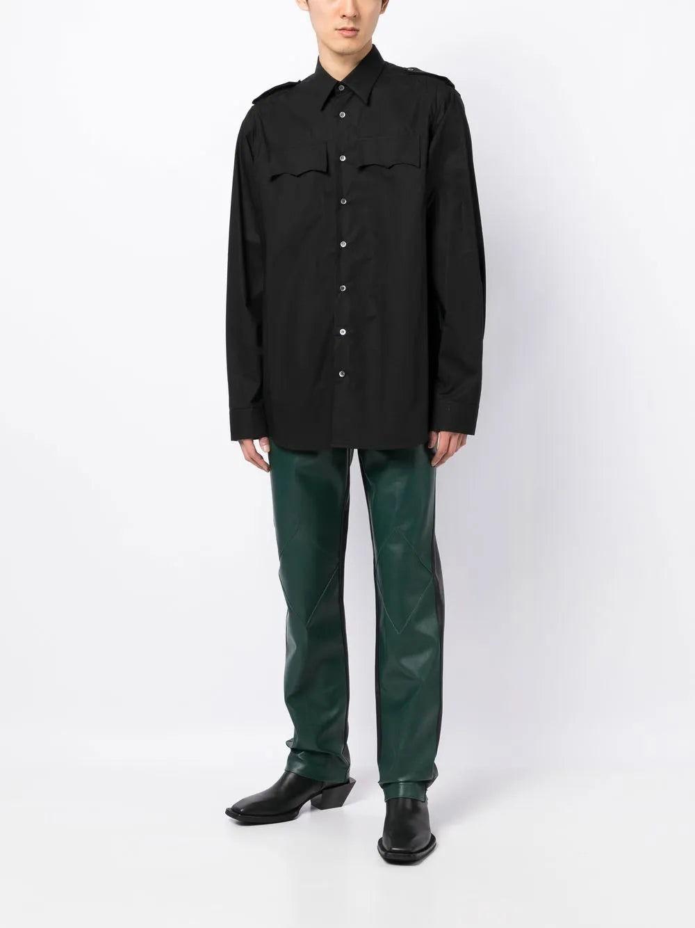 Button-Up Cotton Shirt