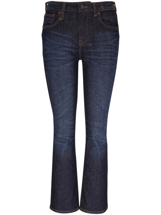 Mid-Rise Cropped Jeans
