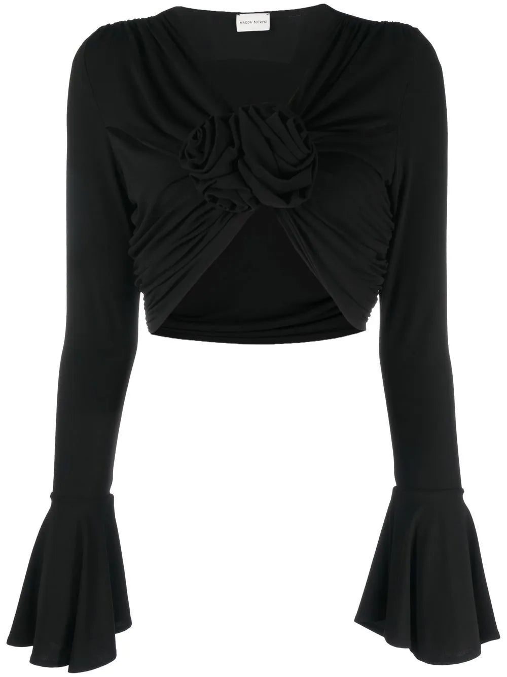 Cropped Long-Sleeve Top