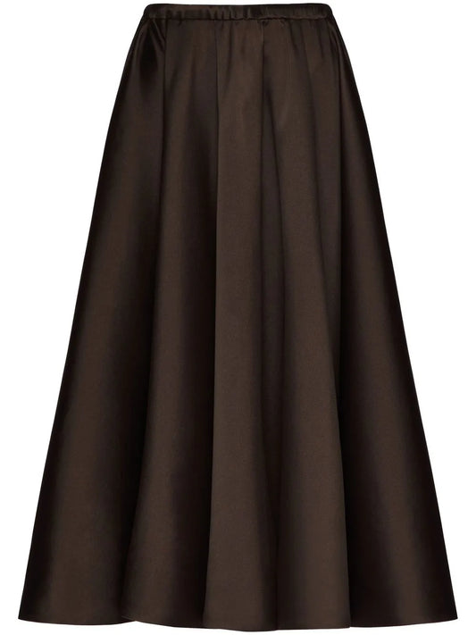 Pleated Midi Skirt