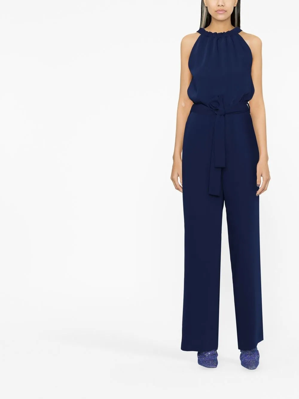 Sleeveless Wide-Leg Jumpsuit