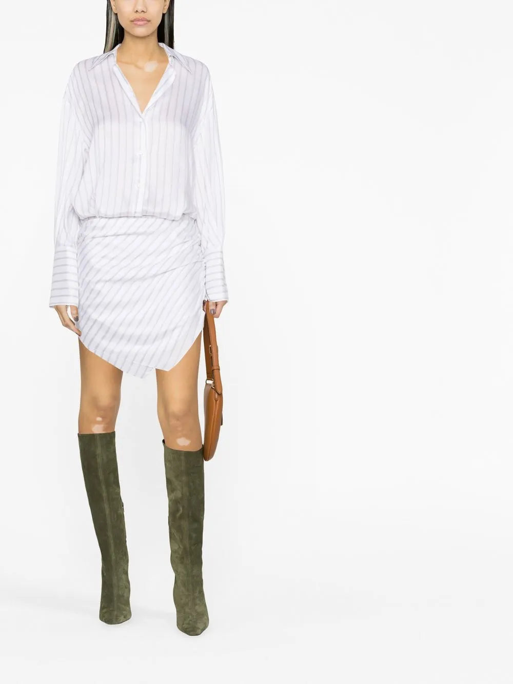 Hatty Striped Shirtdress