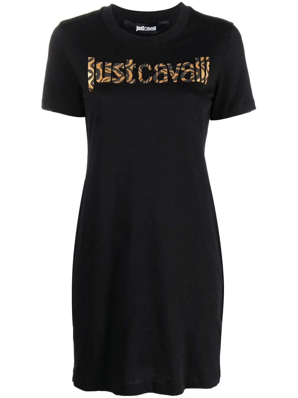 Animal-Print Logo T-Shirt Dress