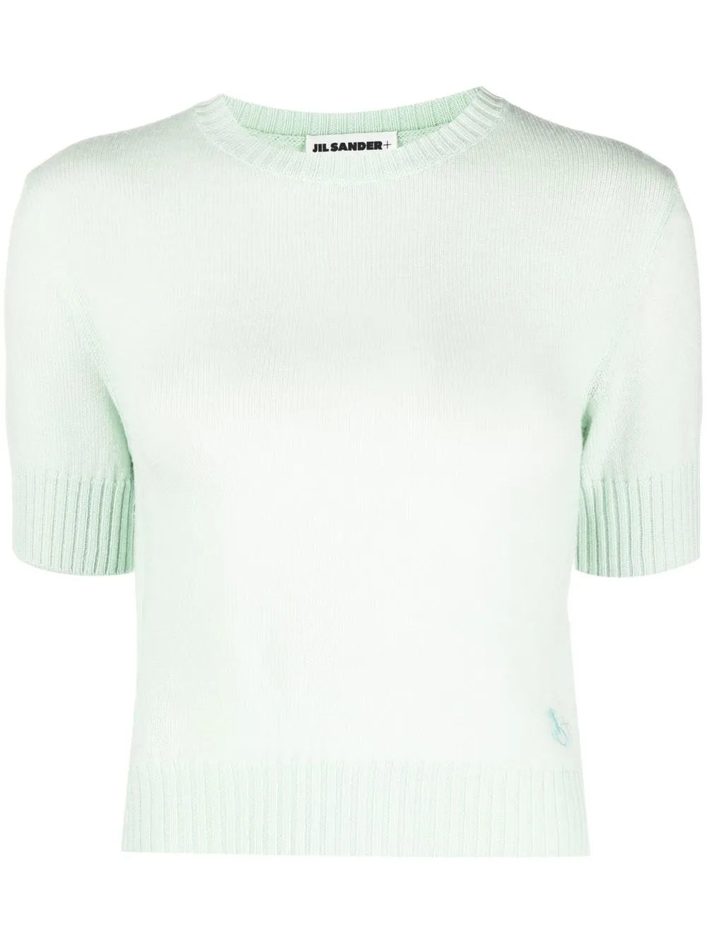 Crew-Neck Wool Top