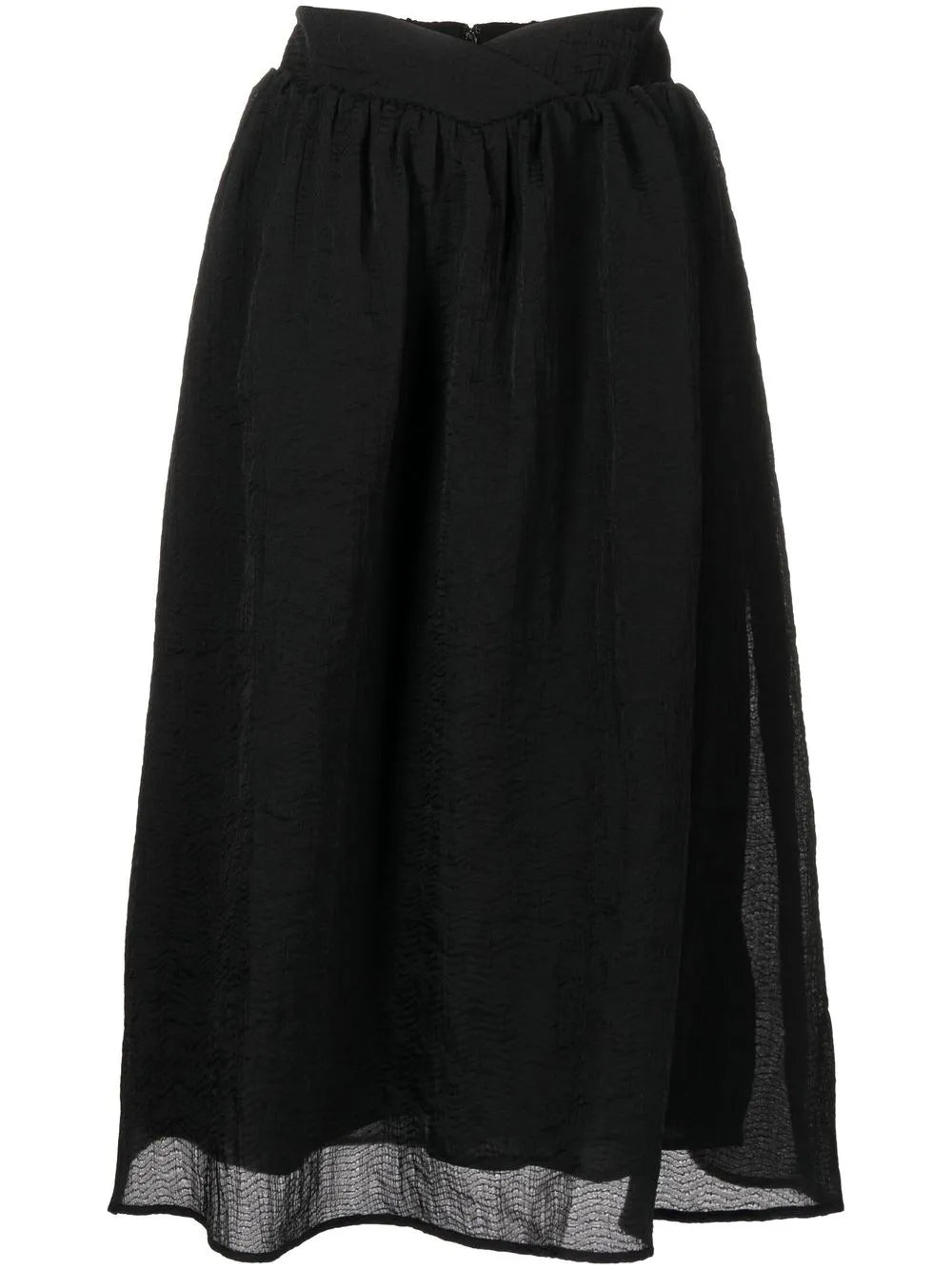 Textured Midi Skirt