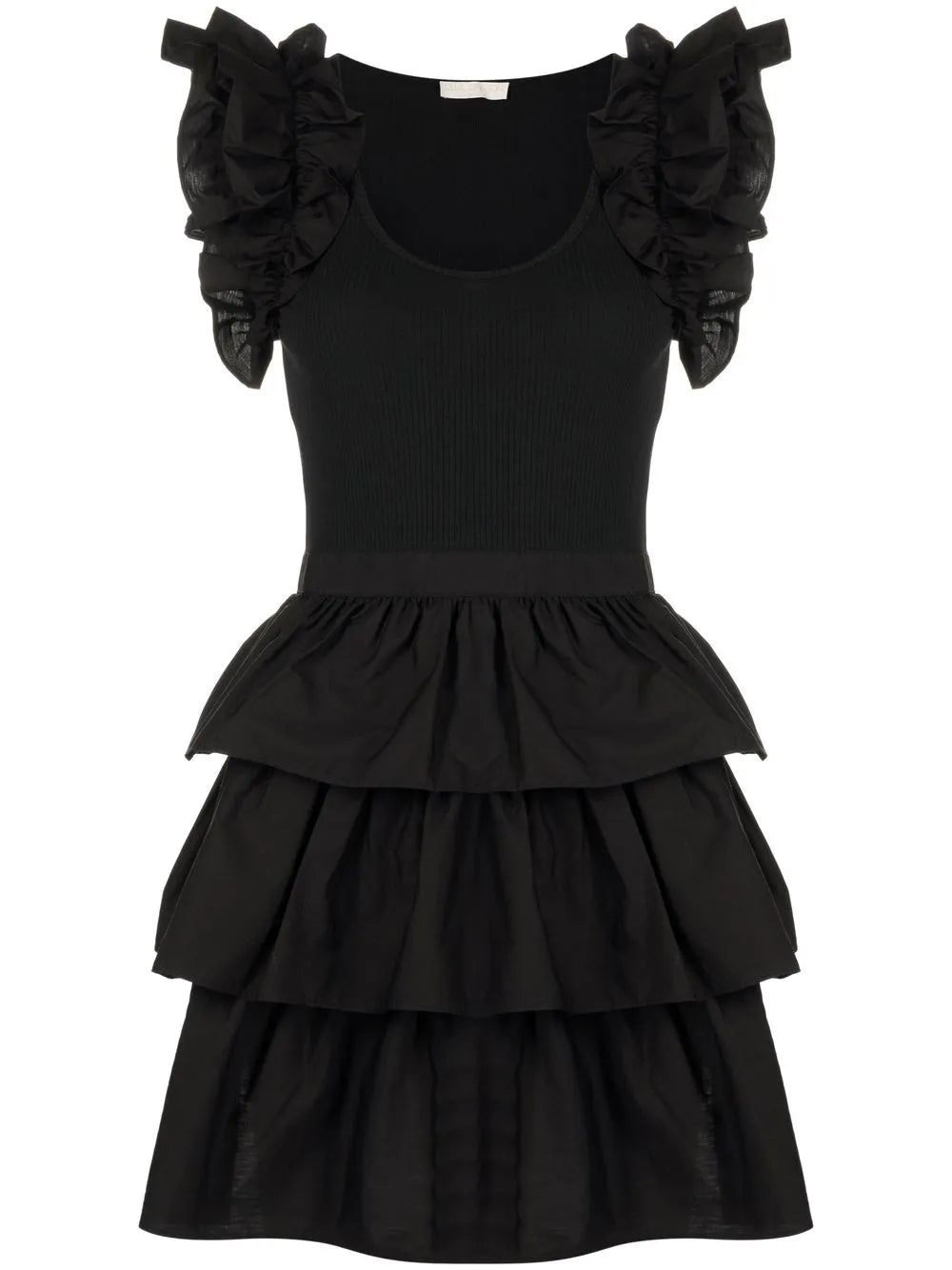 Ruffle-Trim T-Shirt Dress