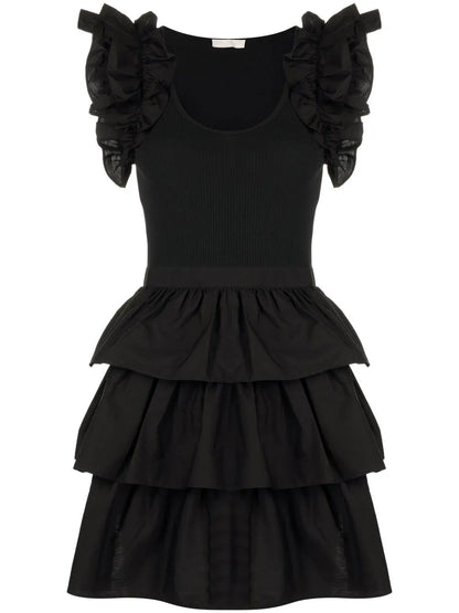 Ruffle-Trim T-Shirt Dress