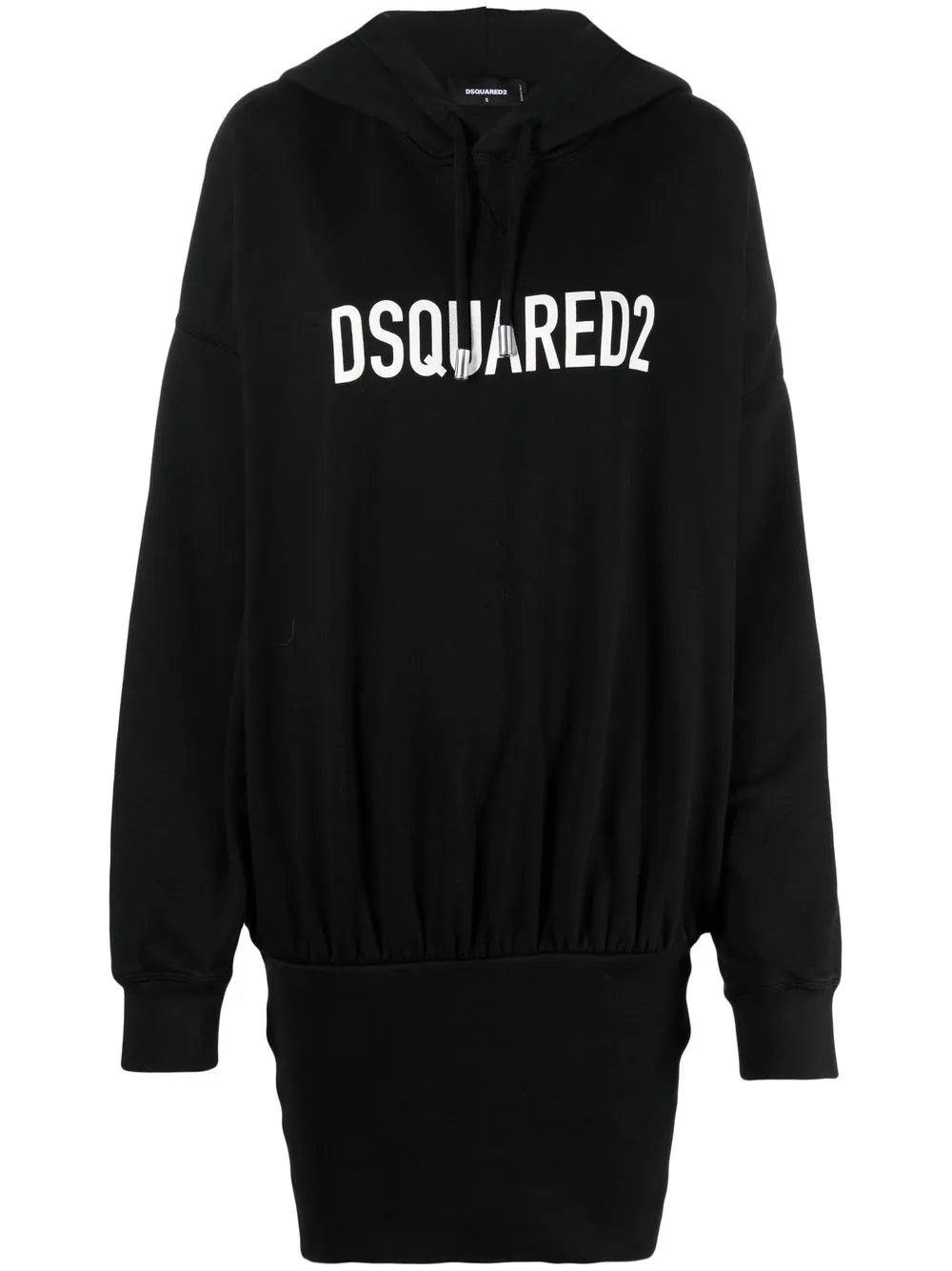 Logo Print Hooded Dress